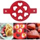 thumbnail image 5 of 3 Pcs Heart Round Star Pancake Mould Omelettes Fixator, Quick Diy Nonstick, 5 of 5