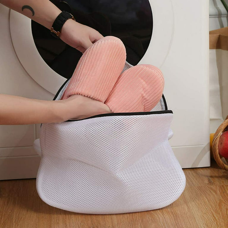 Shoe Wash Bag - Laundry Bag for Sneaker, -Thickened Shoe Mesh Laundry Bag  With Zipper, Reusable and Durable, Washer and Dryer Shoe Washing Bag for  Sneakers, Socks, Lingerie 