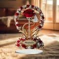 thumbnail image 4 of Cevemin Elegant Red Rose Acrylic Desktop Ornament for Mother's Day - Handmade Flower Decor, Perfect Gift for Mom, Unique Home & Office Decoration, 4 of 7