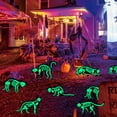 Glow Cat Yard Stake Illuminated Fluorescent Festival Garden Large Metal