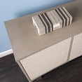 thumbnail image 3 of Southern Enterprises Abston Wood Iron Linen TV/Media Console in Gray, 3 of 5