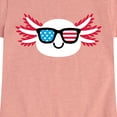 thumbnail image 3 of Instant Message - American Sunglasses Axolotl - Toddler & Youth Girls Short Sleeve Graphic T-Shirt, 3 of 7
