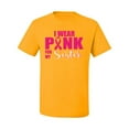 thumbnail image 2 of I Wear Pink for My Sisiter Survivor Awareness Men's Graphic T-Shirt, Gold, 3XL, 2 of 3
