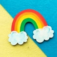 thumbnail image 5 of (9 pack) Hello Hobby Wooden Rainbow Shape, Ready-to-Decorate Die-Cut Shape, 4 in. x 0.15 in. x 3 in., 5 of 5