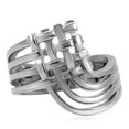 thumbnail image 3 of High polished (no plating) Stainless Steel Ring with No Stone for Women Style TK054, 3 of 5