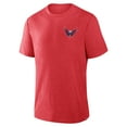 thumbnail image 2 of Men's Fanatics Heather Red Washington Capitals Fan Lanes Tri-Blend T-Shirt, 2 of 3