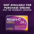 AllegraD Pseudoephedrine 24Hour NonDrowsy Allergy & Congestion