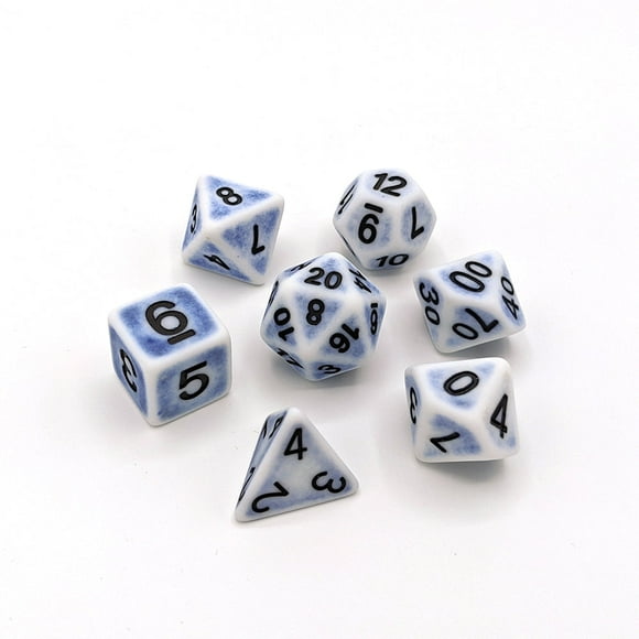 Polyhedral RPG 7-Dice Set: Cerulean Ancient