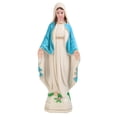 thumbnail image 3 of Figura de la Santísima Virgen María Adorno Elegante Pintado a Mano Resina Creativa azul, 3 of 9