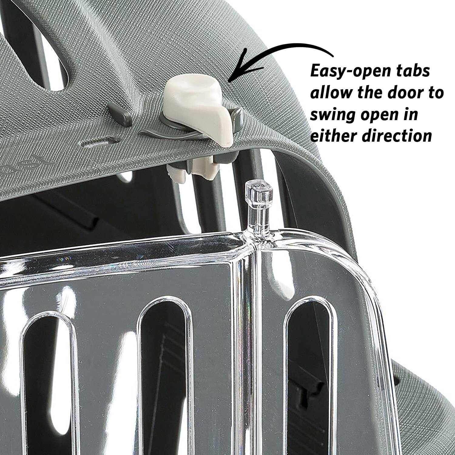 Ferplast Jet Pet Carrier: Value Dog Carrier Suitable for Toy Dog Breeds & Small Cats, 18.51L x 12.6W x 11.42H inches, Gray