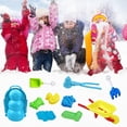 thumbnail image 2 of Kit para hacer bolas de nieve HUOGUO, juguetes de nieve de invierno para niños, 10 unidades, 2 of 5