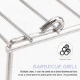 thumbnail image 4 of YSNOOWE 1Set Stainless Steel Grill Stand Silver for Grill Accessory Camping Tool, 4 of 5