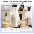 thumbnail image 5 of 10-in-1 Immersion Blender Handheld  1100W with Stainless Steel Shaft,  Control, 800ml Beaker, Chopper & Attachments for Smoothies Soups, 5 of 11