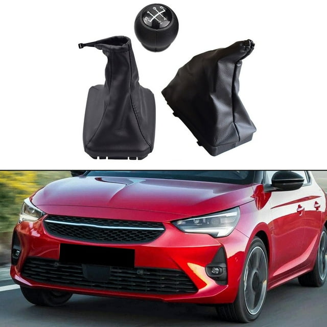 Car Shift Knob Gear Shift Gaiter Handbrake Dust Cover For Opel 2004-2009 Without White Circle