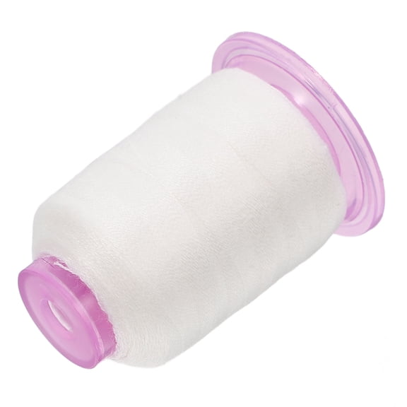 WEUVEB White Water Soluble Sewing Thread for Home Embroidery, Fabric Crafting, Quilting, and Sewing Projects