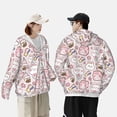 thumbnail image 3 of KLL Cute Rabbit Print Men's Women’s UPF 50+ Sun Protection Outdoor Hoodie Jacket Long Sleeve Fishing Hiking Performance Shirt-Medium, 3 of 6