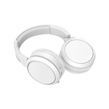 Philips H5205 over-Ear Wireless Headphones with 40mm Drivers and BASS Boost on-Demand, White