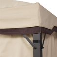 thumbnail image 5 of Noble House Skyline Outdoor 10' x 10' Canopy Gazebo with Curtains in Beige/Brown, 5 of 10