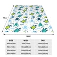 thumbnail image 3 of Sikiie Cartoon Sea Creatures Ultra-Soft Micro flannel Blanket Luxury All Seasons Warm Blanket for Bedding Sofa and Travel (4 sizes)-50"x40", 3 of 7