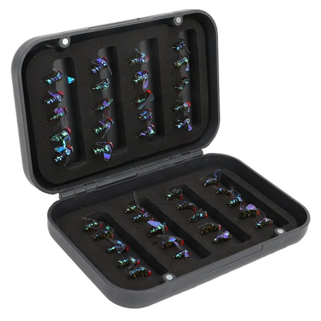 Kit De Surtido De Moscas De Pesca, Cebo De Pesca Con Mosca Portátil, Duradero, Realista, Ligero, Artificial, Gancho De Acero De Alto Carbono Para Pesca De Trucha Al Aire Libre, ANGGREK Otros