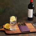 thumbnail image 6 of BloominGoods Colored Paper Disposable Dinner Napkins with Flatware Pocket, Plum 50-Pack, 6 of 9