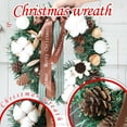 thumbnail image 2 of Christmas Home Decoration PVC Garland Simulation Door Hanger, 2 of 6