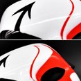 thumbnail image 3 of Horror Clown Facial Cover, Adjustable  Face Cover One Size Hand Painted Graffiti Elastic Band  For Role Playing, 3 of 8