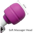 thumbnail image 6 of 10 Speeds Wired Powerful Handheld Wand Massager with Strong Vibrations, Personal Therapy Massager for Sports Recovery, Muscle Aches, Body Pain (Purple), 6 of 8