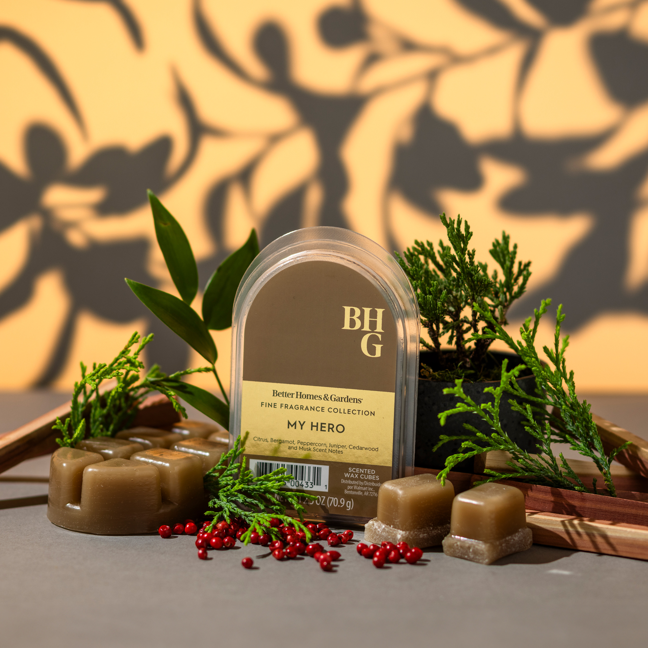Better Homes & Gardens Fine Fragrance Collection, My Hero Scented Wax Melts, 2.5oz