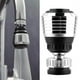 thumbnail image 4 of Juego de filtros para grifo de 3 piezas, aireador de grifo giratorio de 360 ​​grados para cocina, adaptador de filtro de boquilla para grifo, burbujeador de filtro para grifo, protector contra salpicaduras de ducha, con adaptadores Rojo Verde, 4 of 5