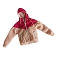 thumbnail image 5 of Almencla 1/6 Scale Female Figure Clothes Costume Hooded Jacket,Handmade,Mini Action Figures Clothes for 12'' Action Figures Accessory red orange pink, 5 of 8