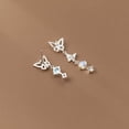 thumbnail image 5 of EOEMY 925 Sterling Silver Butterfly Stud Earrings / Butterflies / Studs / Earrings, 5 of 6