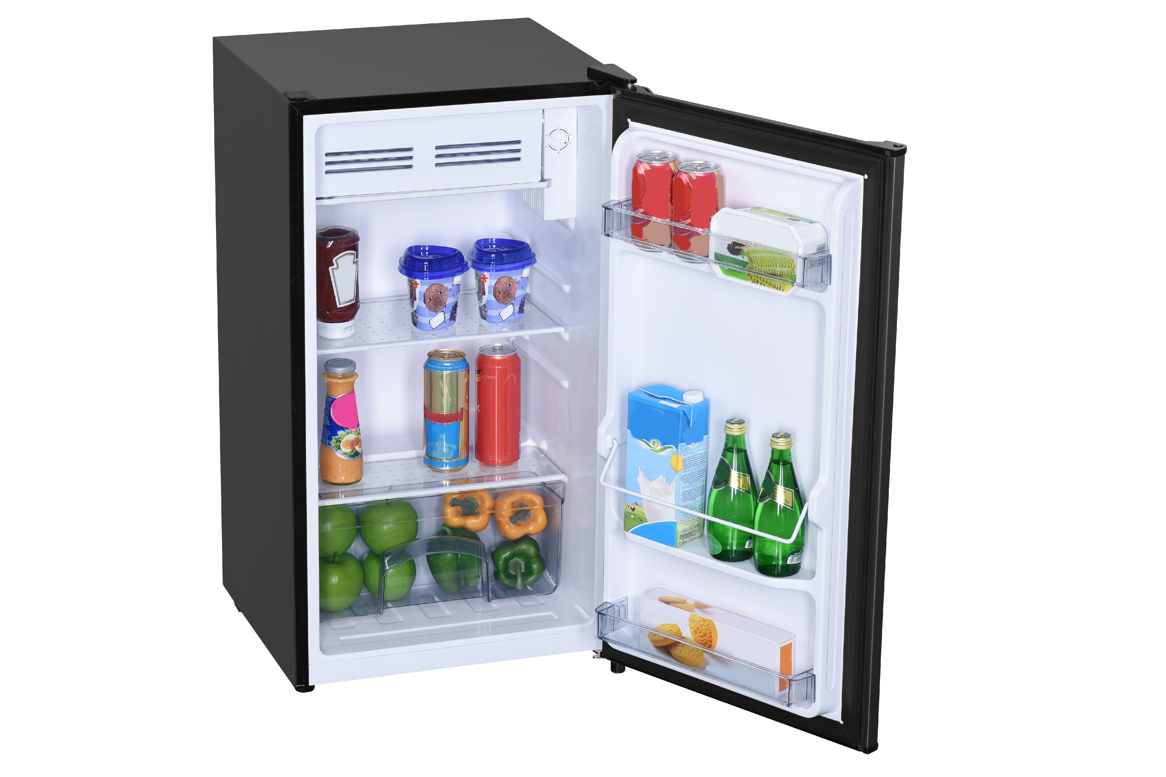 Danby 3.3 Cu. Ft. (93 L) Capacity Compact Fridge in Stainless Steel Energy Star compliant