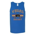 thumbnail image 2 of Wild Bobby City of Vegas Hockey Fantasy Fan Sports Men's Tank Top, Royal, Large, 2 of 5