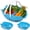 Blue, variant on Garden Harvest Basket, Removable Partitions, Carrying, and Cleaning Harvesting Basket Doubles Colander for Vegetables and Fruits Garden Accessories