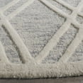 thumbnail image 3 of SAFAVIEH Cambridge Rordan Geometric Wool Area Rug, Gray/Ivory, 6' x 6' Round, 3 of 7