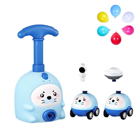 Jouet de Voiture de Ballon avec la Pompe Lance-Ballon Voiture de Jouet Fournit des Jouets Ballon Voitures Motorisées pour les Enfants Âgés de 3 Ans et Plus