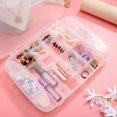 thumbnail image 2 of Compartment Storage Box Plastic Divided Containers Organizer Tray With Dividers, 2 of 6