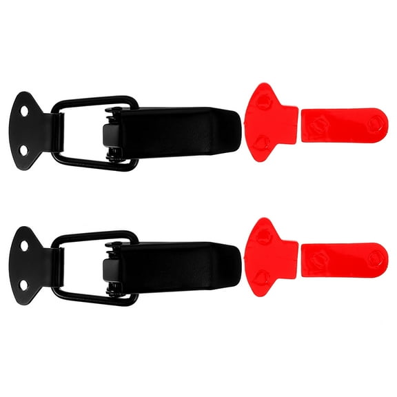 GOOHOCHY 2pcs Quick Latch Bumper Release Car Hook Lock Clip Automotive Bumper Clip Hasp Supply