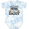 thumbnail image 3 of Inktastic Watching Football with My Daddy Boys or Girls Baby Bodysuit, 3 of 5