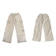 thumbnail image 3 of Pantalones Deportivos de Mujer, Estilo Cargo, de Pierna , Holgados, Ideales para Otoño, para el Trabajo y para Viajar. Caqui L, 3 of 8