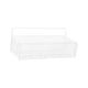 thumbnail image 5 of Cesta colgante de alambre, cesta de almacenamiento para gabinete, organizador de pared colgante, montado en la pared Blanco L, 5 of 9