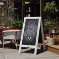 thumbnail image 3 of Flash Furniture Canterbury A-Frame Wood Magnetic Chalkboard Set in White, 3 of 7