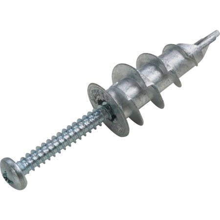 

Hillman #8 Zinc Wallboard Self-Drilling Anchor with Screws (10 Ct.) 41408 41408 739359