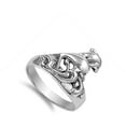 thumbnail image 4 of Oxidized Dolphin Filigree Water Animal Ring .925 Sterling Silver Band Jewelry Female Male Size 6, 4 of 4
