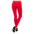 thumbnail image 3 of Vivian's Fashions Extra Long Leggings - Cotton, Misses Size (Red, XXS), 3 of 3