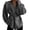 Gray, variant on Women's Tie Waist Blazer Jacket Long Sleeve One Button Notch Lapel Casual Office Work Outerwear with Pockets Gray 2XL