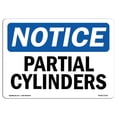 thumbnail image 1 of SignMission OS-NS-A-1218-L-17131 12 x 18 Po Panneau d'Affichage OSHA - Cylindres Partiels, 1 of 1