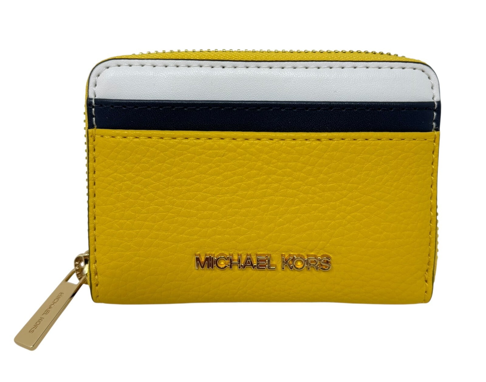 Michael Kors Women's Jet Set Travel Medium Bifold Two-Tone