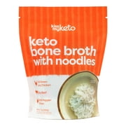 Kiss My Keto Ramen Noodles with Keto Bone Broth — No Carb Shirataki Keto Noodles   MCT Oil, Collagen (9g), 18 Amino Acids